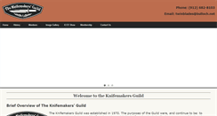 Desktop Screenshot of knifemakersguild.com